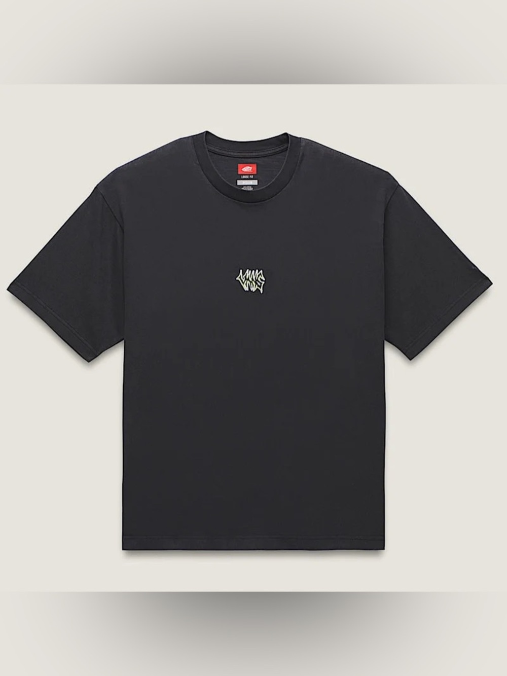 Vans Skate Metal Tee - Black Sz S Loose Fit